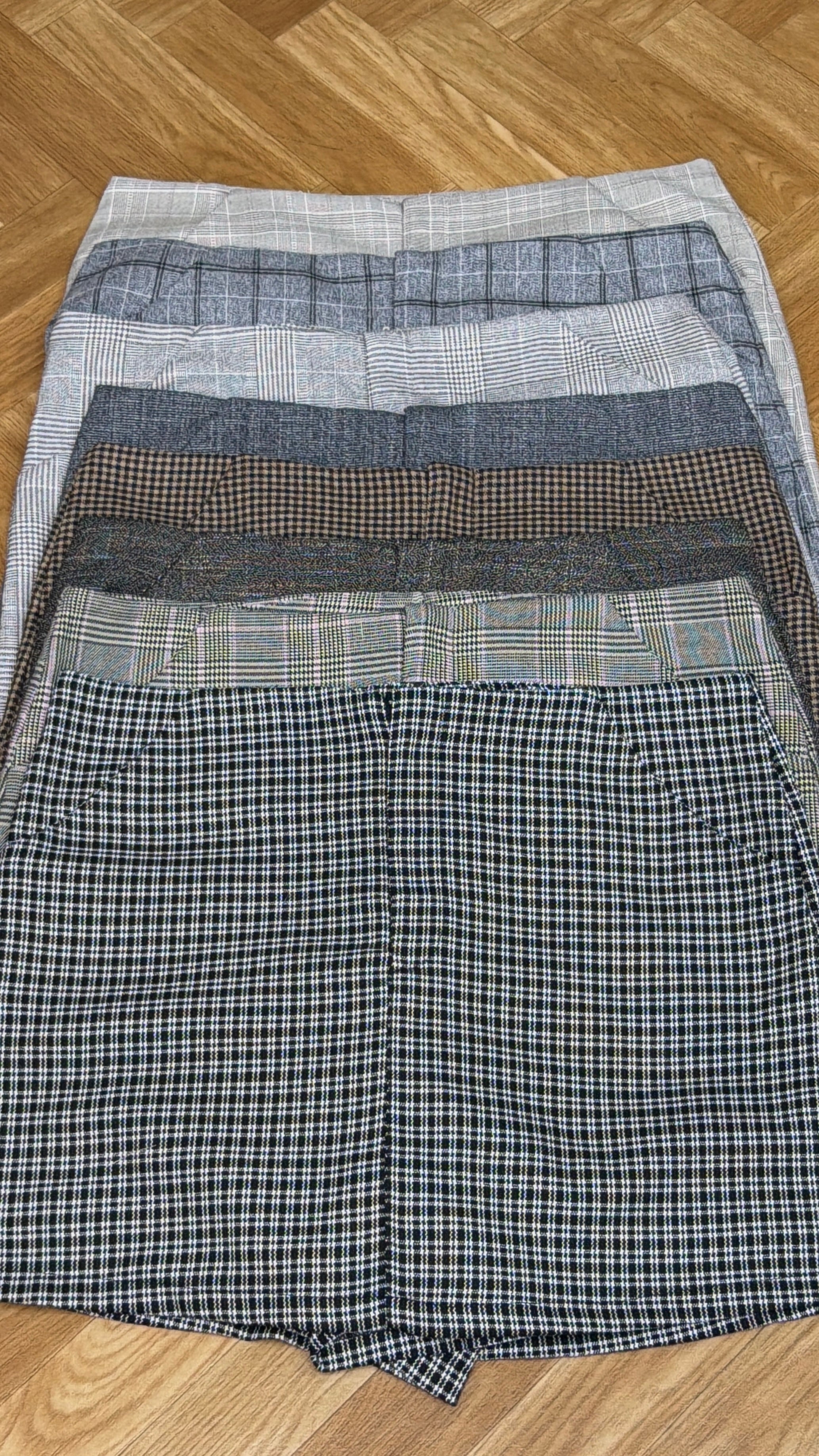 Falda short Zarenna cuadros